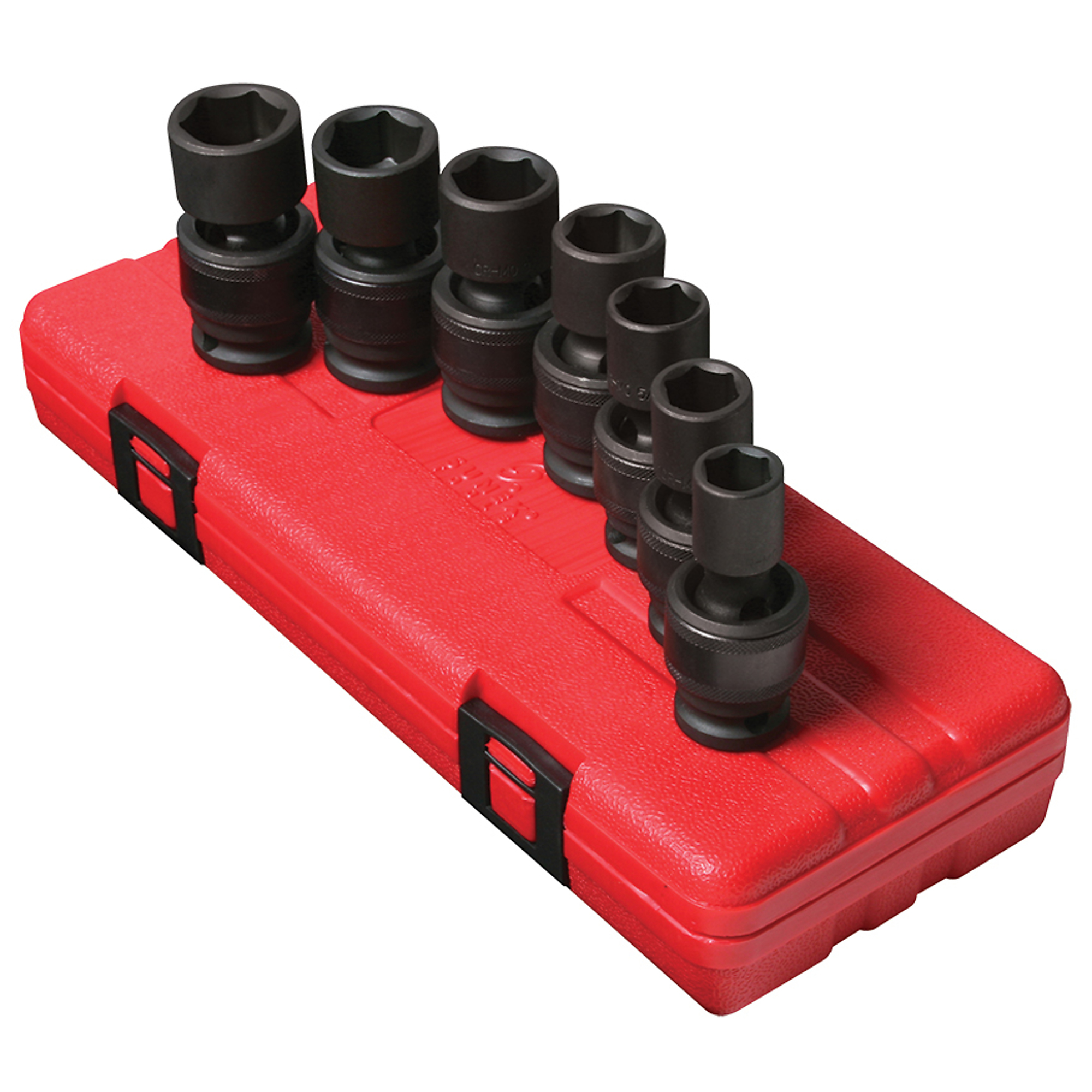 Sunex Tools Universal Impact Socket Set — 1/2in. Drive, Metric, 6-Point, 7-Piece, Model# 2655